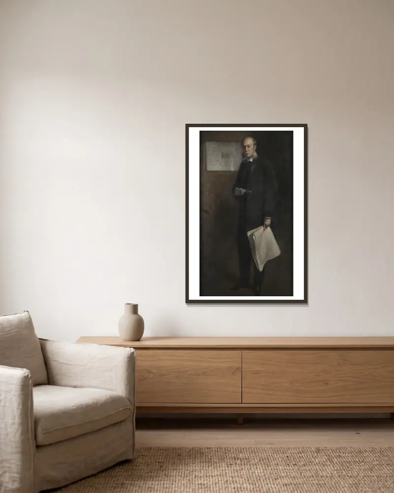 Henry G. Marquand von John White Alexander gerahmt an einer Wand