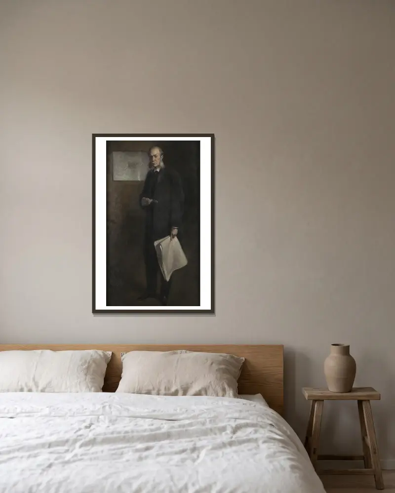 Henry G. Marquand von John White Alexander gerahmt an einer Wand