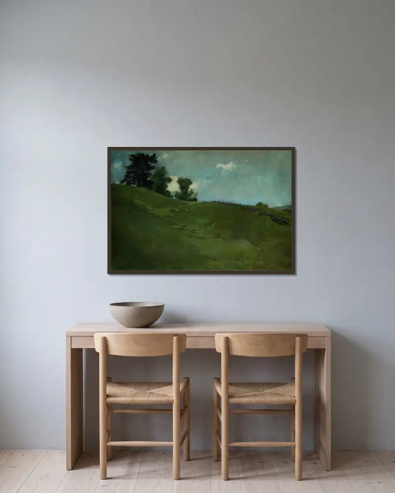 Krajobraz, Cornish, N.H., John White Alexander w ramie na ścianie