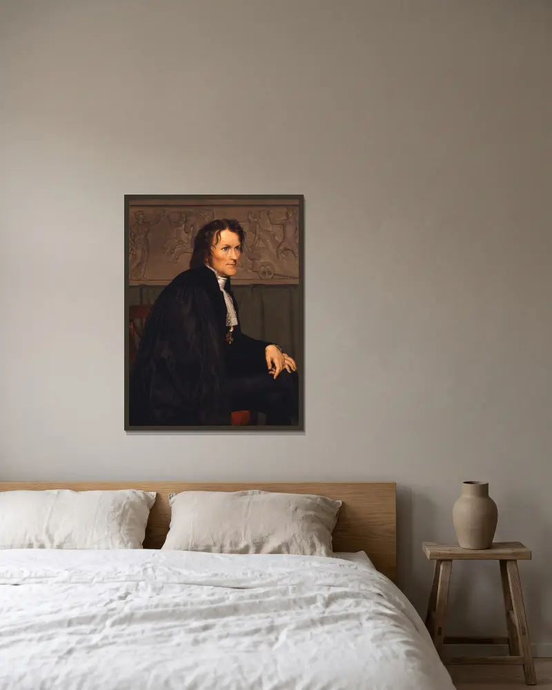 Bertel Thorvaldsen, Christoffer Wilhelm Eckersberg v rámu na stěně