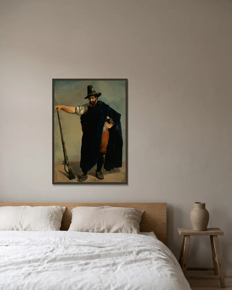 Włoski rozbójnik, Robert Wilhelm Ekman w ramie na ścianie