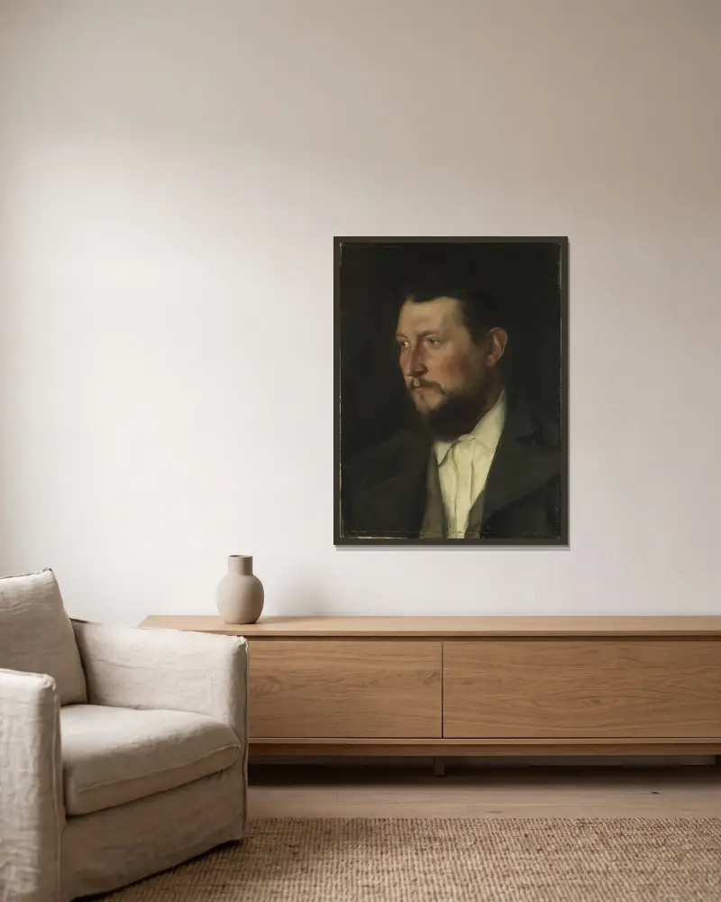 Chemik J. Jais, Wilhelm Leibl w ramie na ścianie