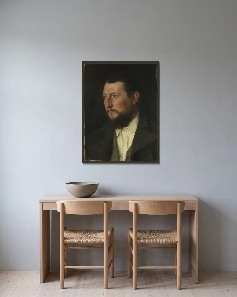 Chemik J. Jais, Wilhelm Leibl w ramie na ścianie