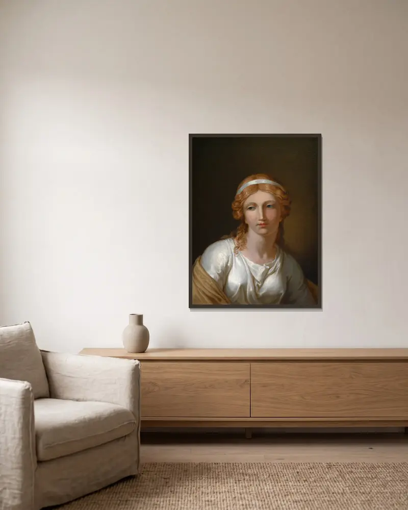 Helena von Johann Heinrich Wilhelm Tischbein gerahmt an einer Wand