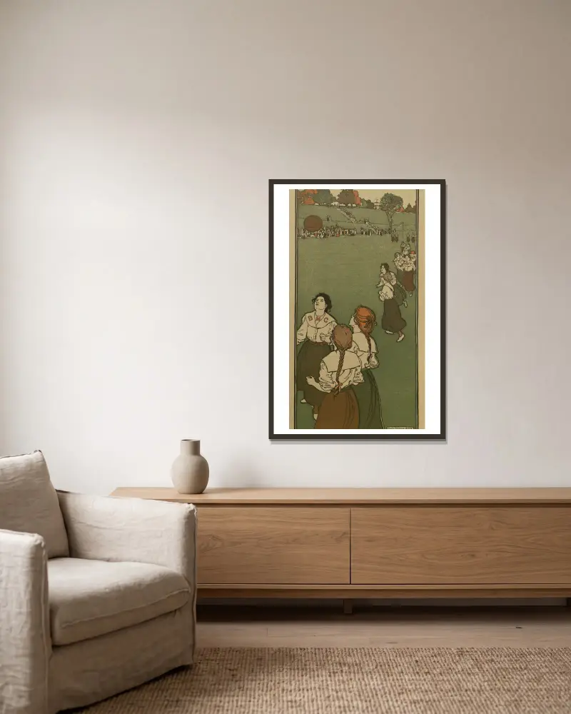 Luty, Jessie Willcox Smith w ramie na ścianie