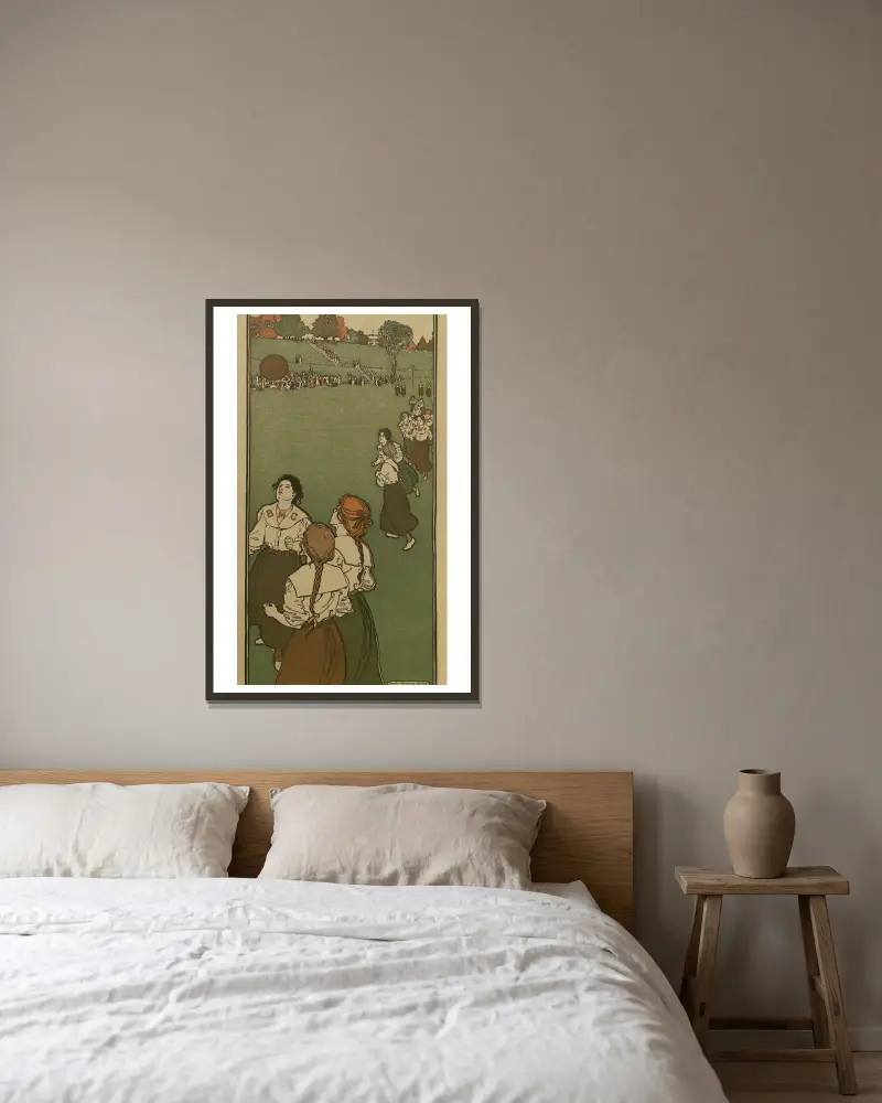 Luty, Jessie Willcox Smith w ramie na ścianie