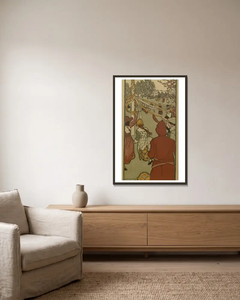 Maj, Jessie Willcox Smith w ramie na ścianie