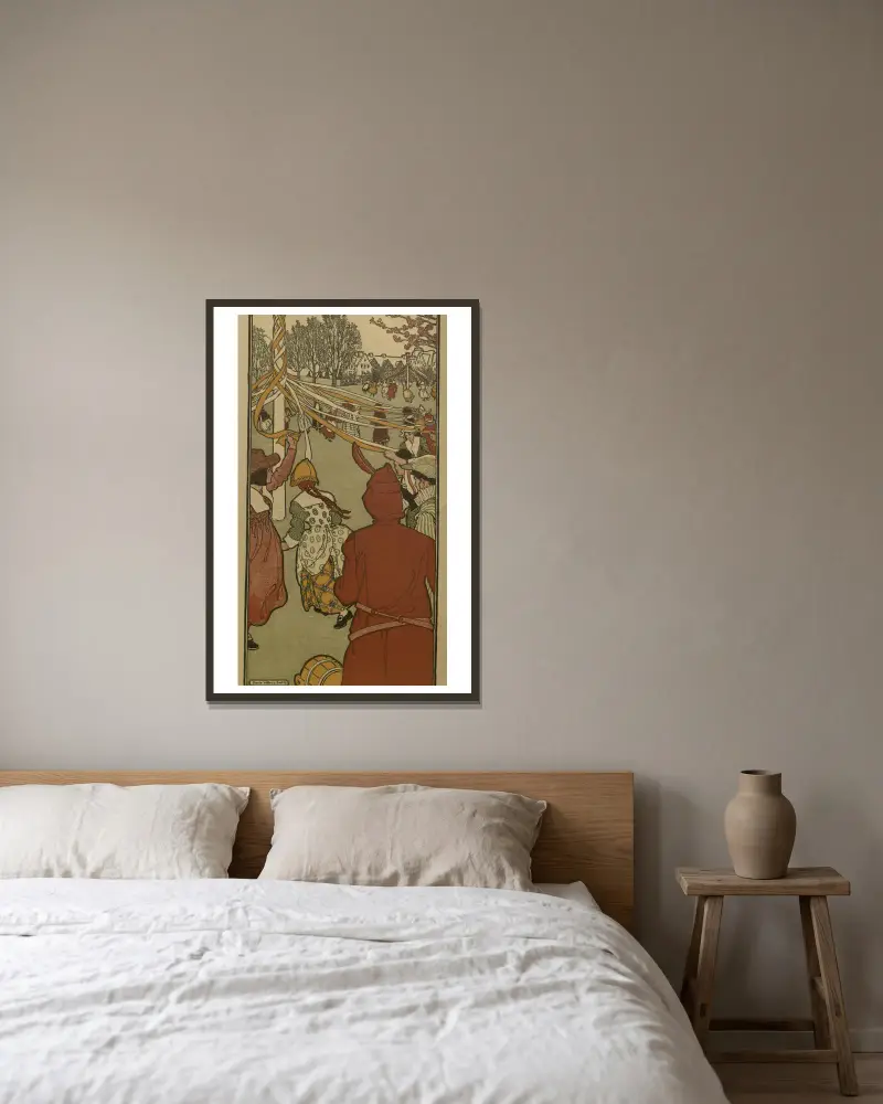 Maj, Jessie Willcox Smith w ramie na ścianie