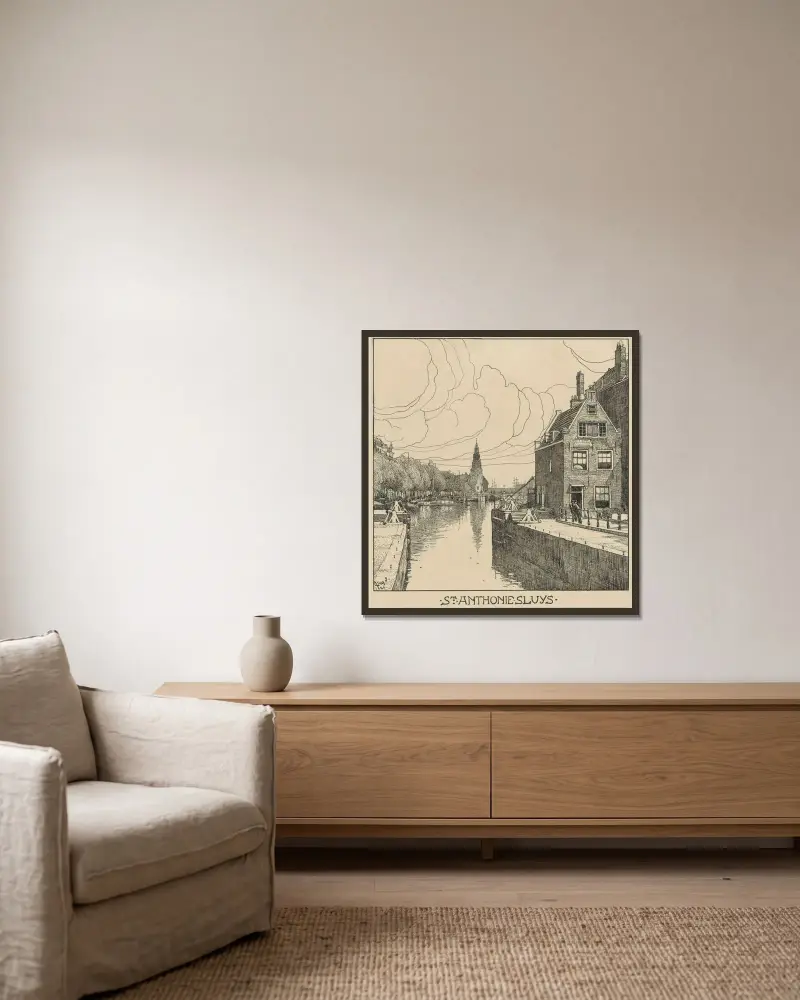 St. Anthonie Sluys w Amsterdamie, Willem Wenckebach w ramie na ścianie