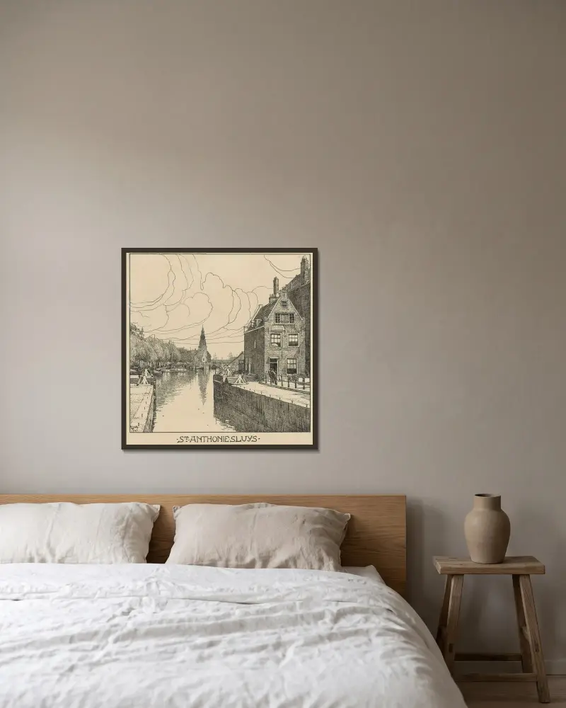 St. Anthonie Sluys w Amsterdamie, Willem Wenckebach w ramie na ścianie