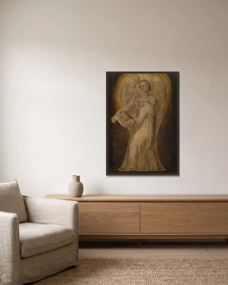 Svatý Matouš, William Blake v rámu na stěně