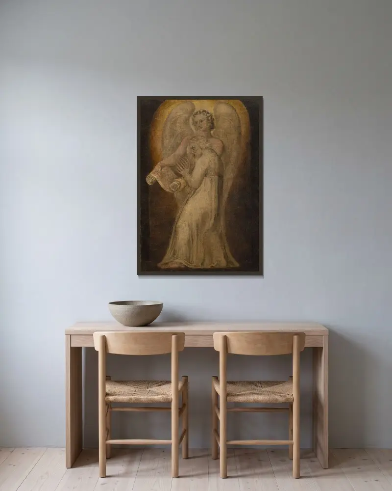 Svatý Matouš, William Blake v rámu na stěně