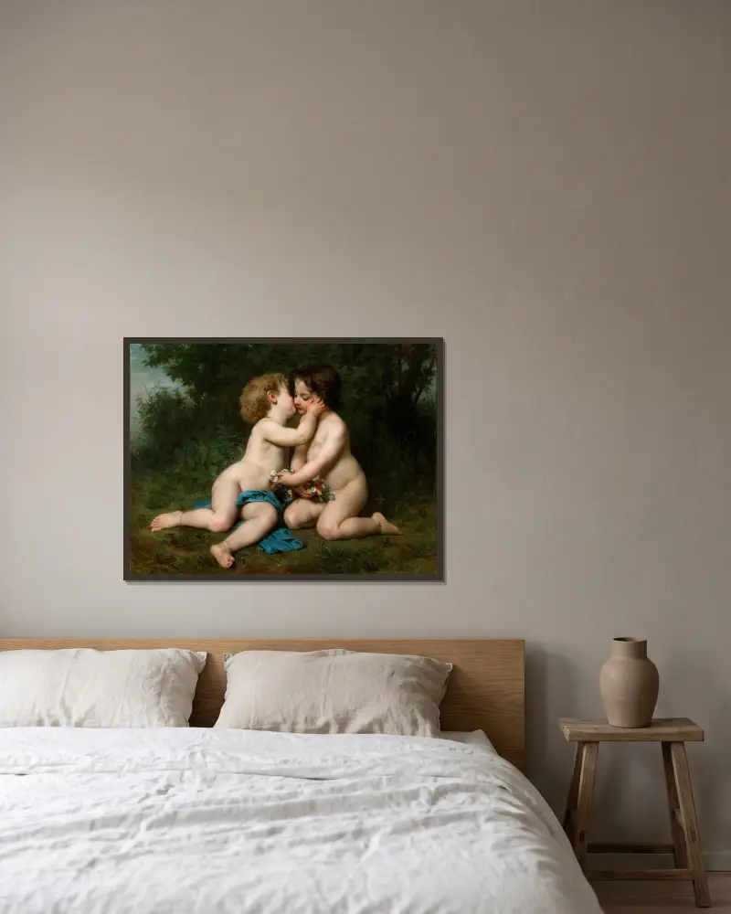 Frid, William Bouguereau v rámu na stěně