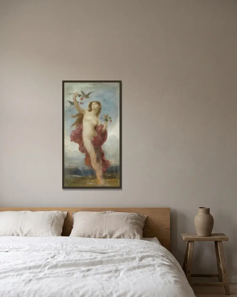 Studium do Dnia, William Bouguereau w ramie na ścianie