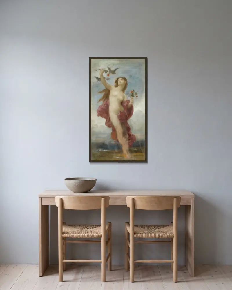 Studium do Dnia, William Bouguereau w ramie na ścianie