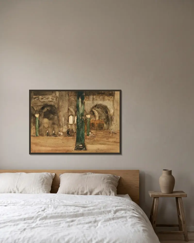 Studie – Nr. 10 von Sir William Eden gerahmt an einer Wand