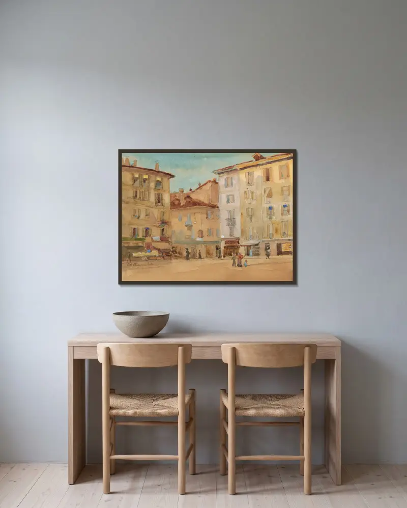 Studie – Nr. 2 von Sir William Eden gerahmt an einer Wand