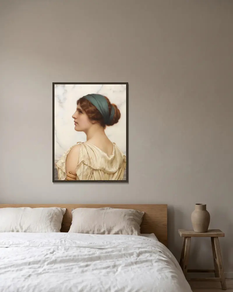 Atalanta, John William Godward v rámu na stěně