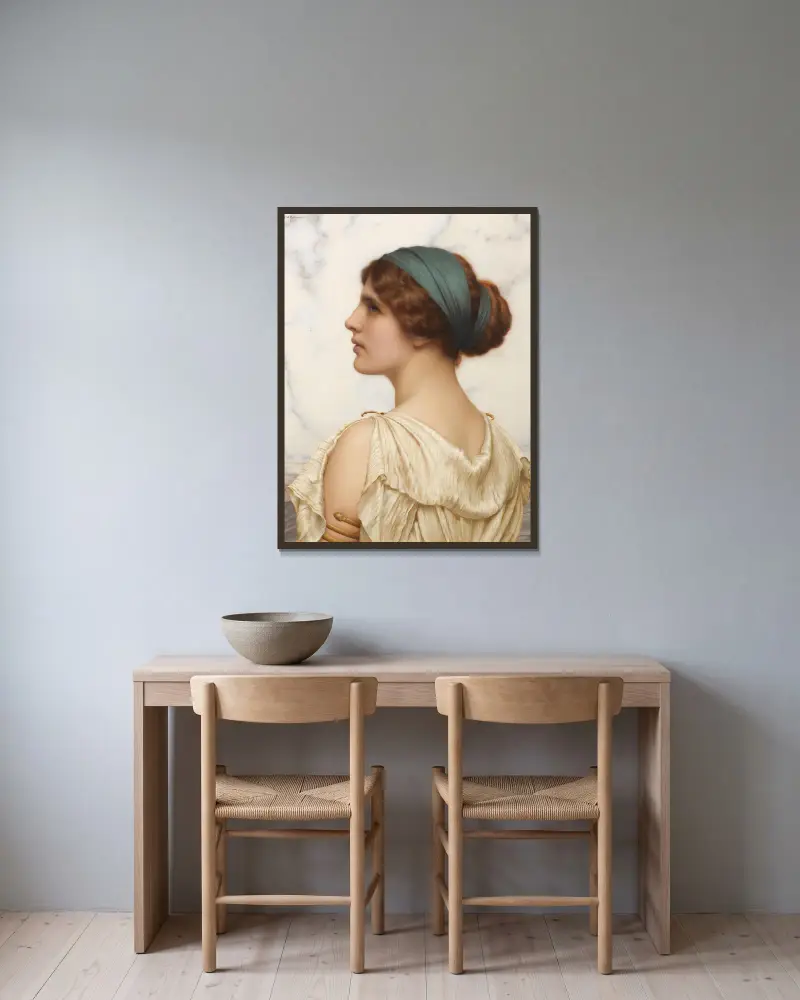 Atalanta, John William Godward v rámu na stěně