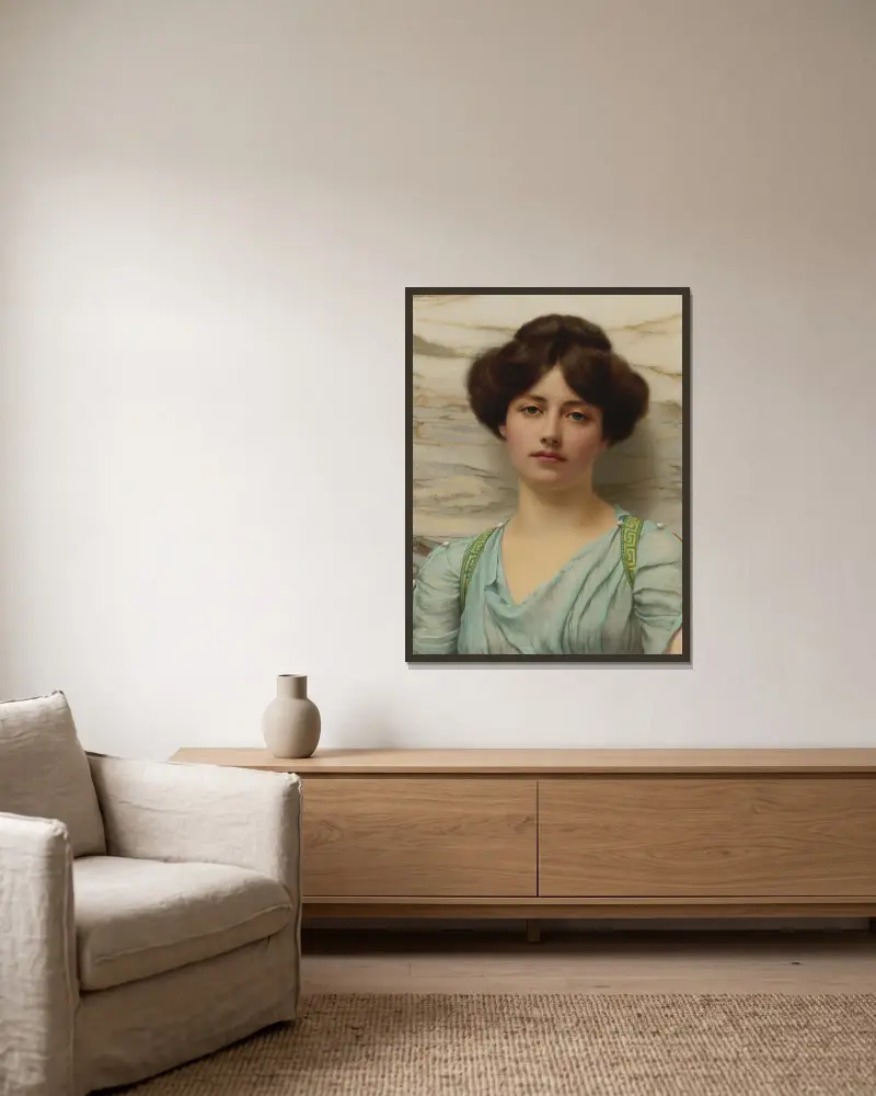 Carina, John William Godward v rámu na stěně