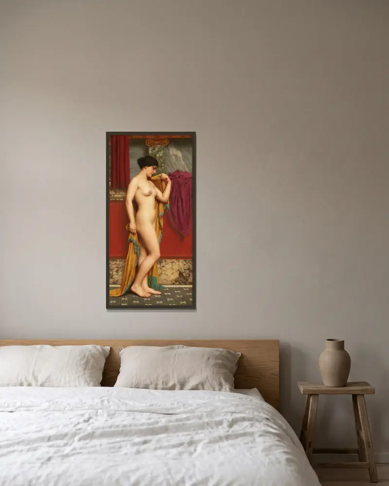 I tepidariet av John William Godward inramad på en vägg