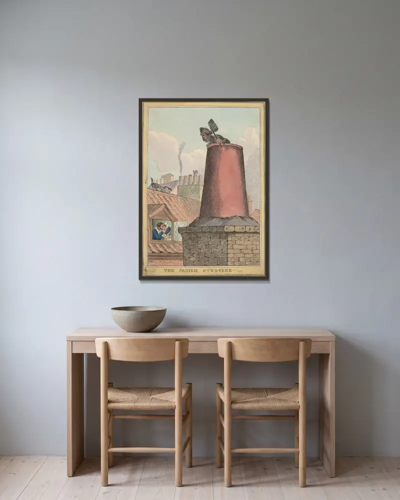 Der Gemeindevorsteher von William Heath gerahmt an einer Wand