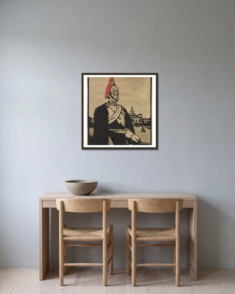 Gardist, William Nicholson v rámu na stěně