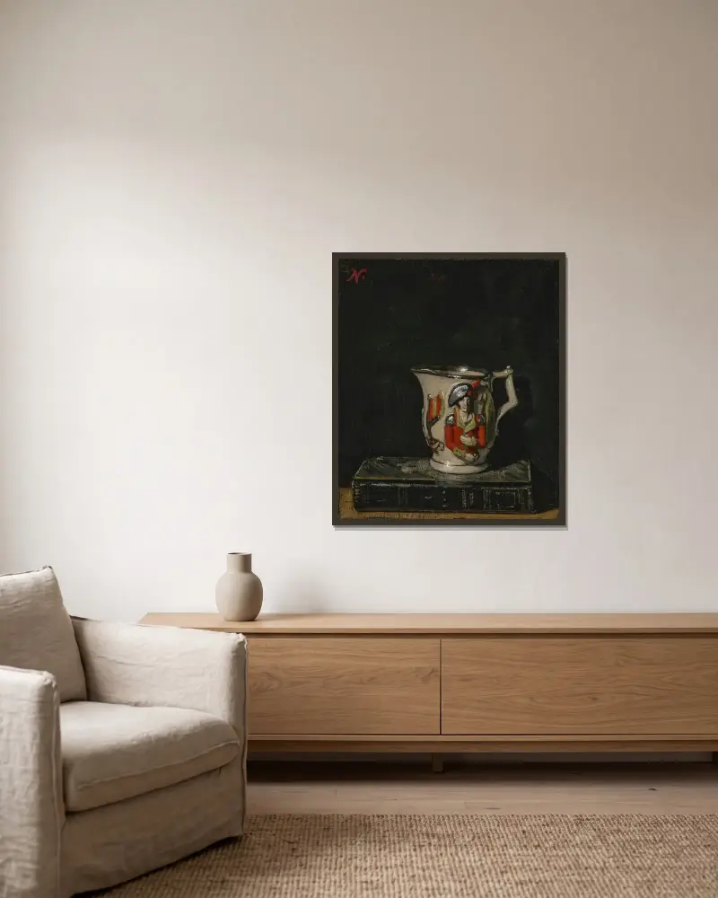 Markisen av Wellingtons tillbringare av William Nicholson inramad på en vägg