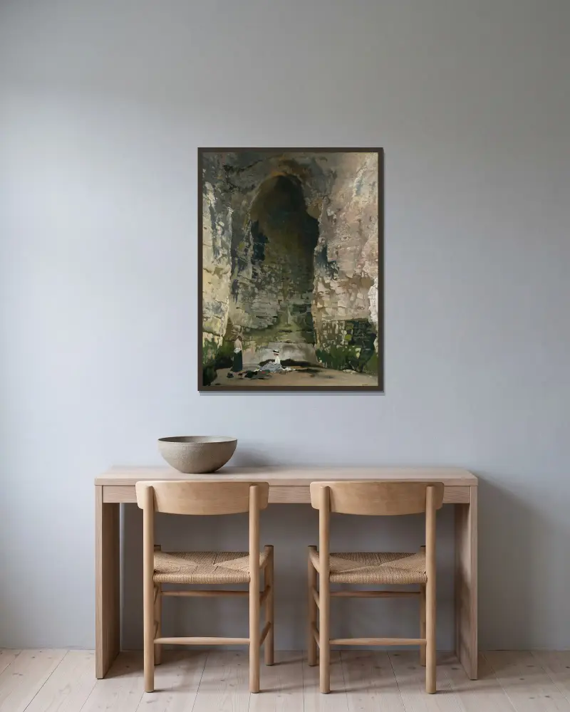 Digby Cave Nr. 1 von William Orpen gerahmt an einer Wand