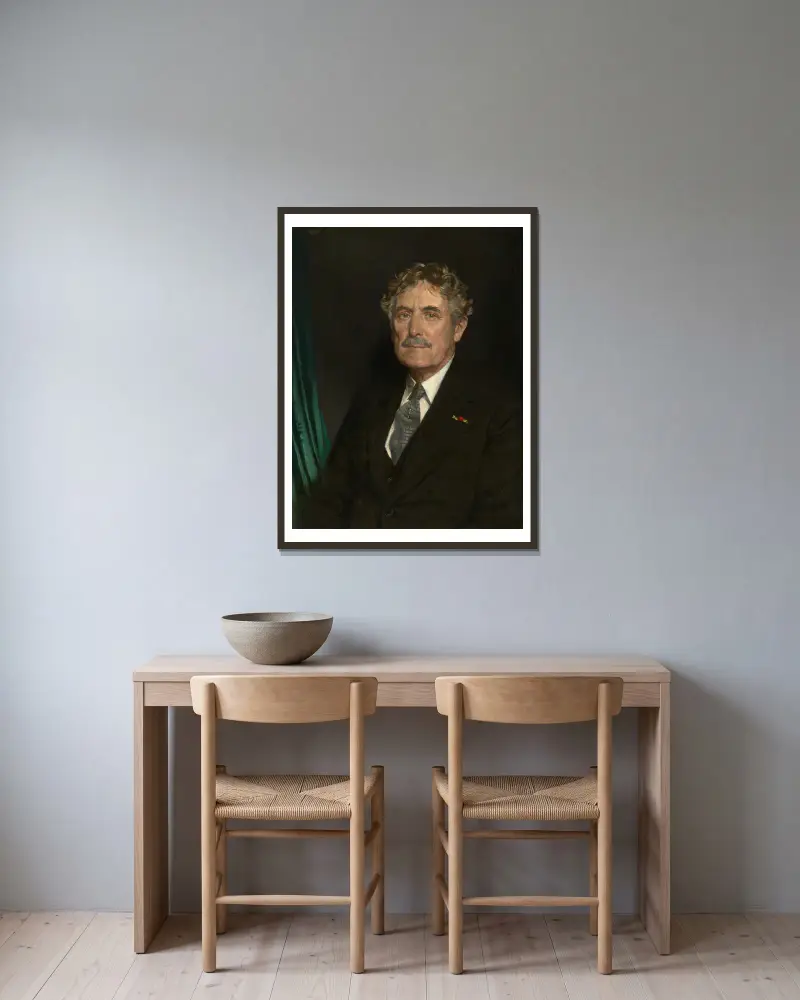 Myron Timothy Herrick von William Orpen gerahmt an einer Wand