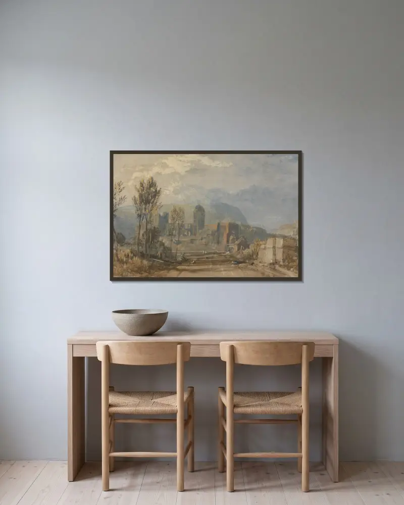 Andernach, Joseph Mallord William Turner v rámu na stěně