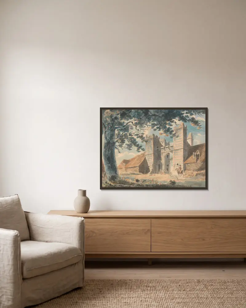 Dent de Lion, Margate, Joseph Mallord William Turner w ramie na ścianie