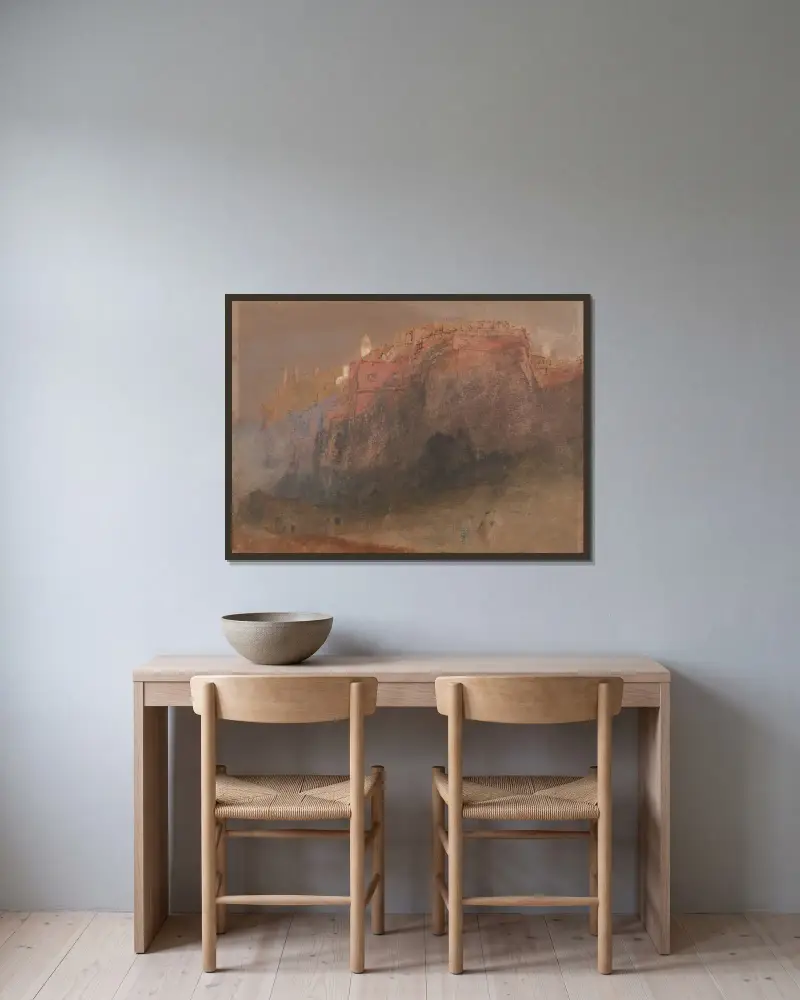 Lucemburk, Joseph Mallord William Turner v rámu na stěně