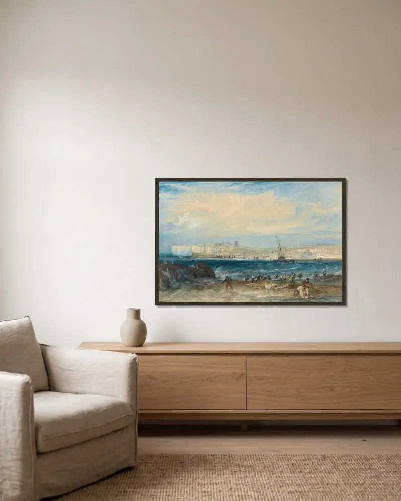 Margate, Joseph Mallord William Turner w ramie na ścianie