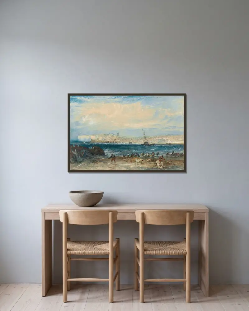 Margate, Joseph Mallord William Turner w ramie na ścianie