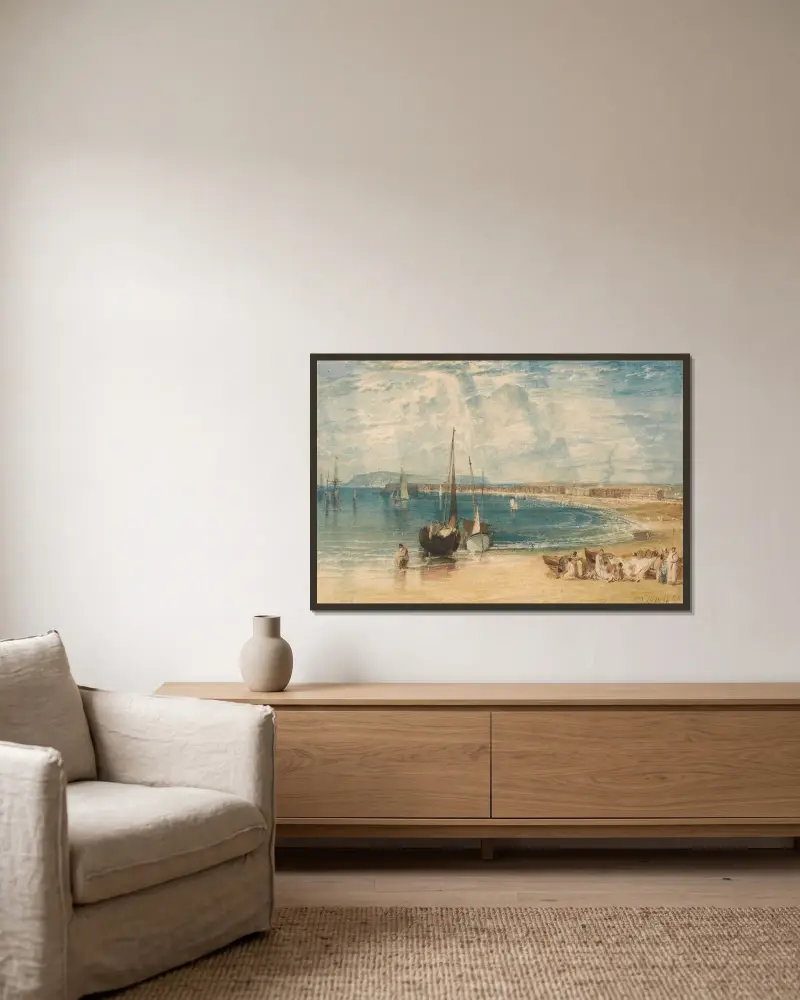 Weymouth, Joseph Mallord William Turner v rámu na stěně