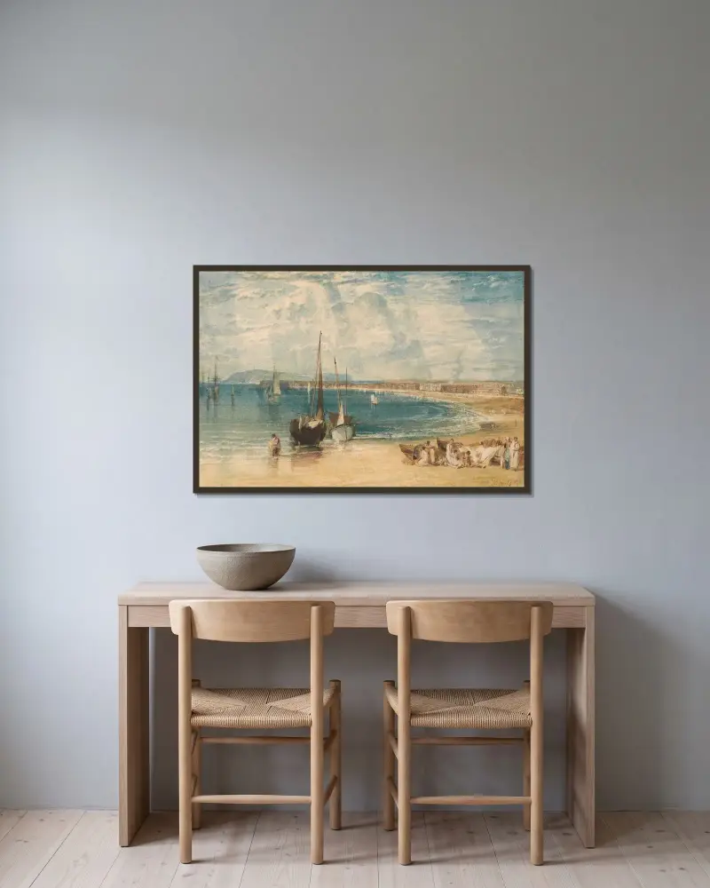 Weymouth, Joseph Mallord William Turner v rámu na stěně