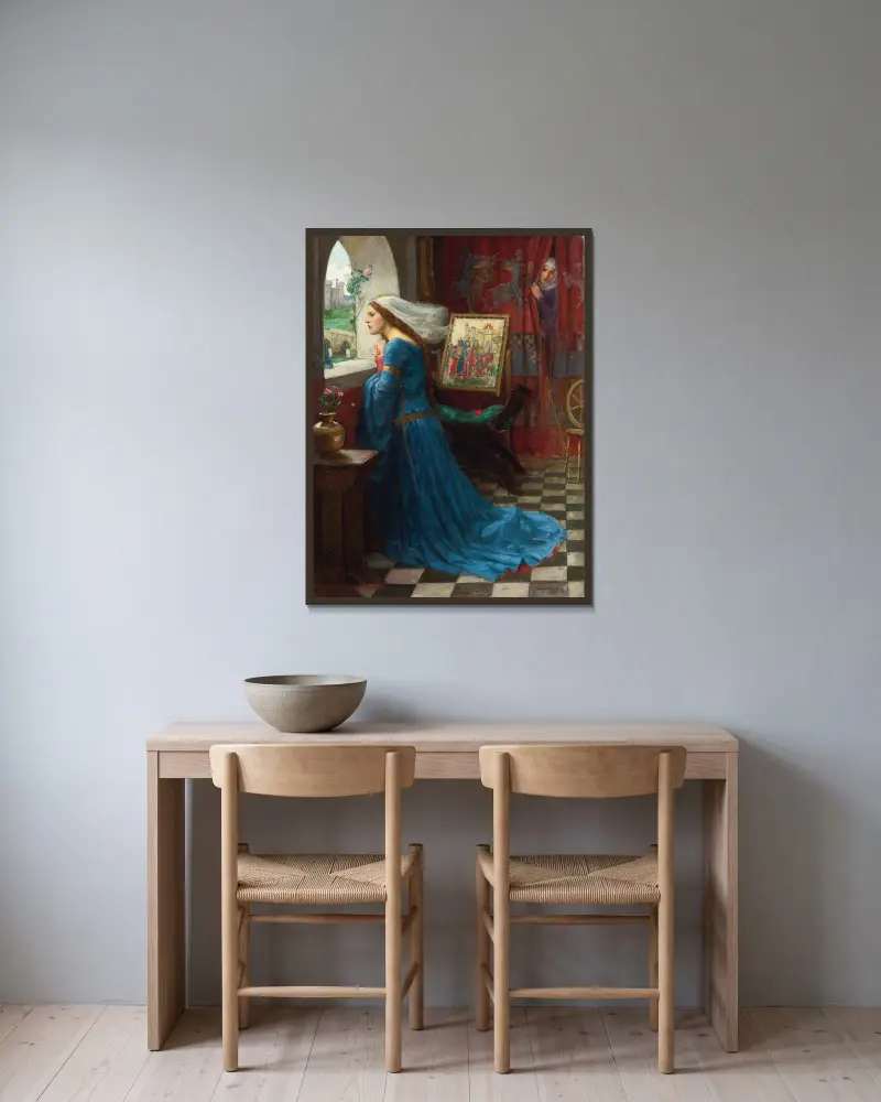Fair Rosamund von John William Waterhouse gerahmt an einer Wand