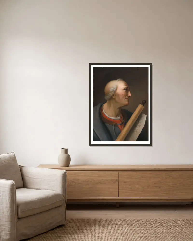 Amerigo Vespucci, Charles Willson Peale v rámu na stěně