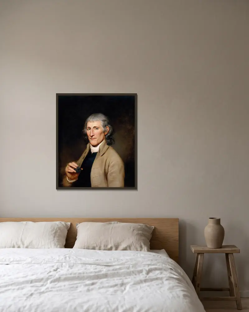 Francis Bailey von Charles Willson Peale gerahmt an einer Wand