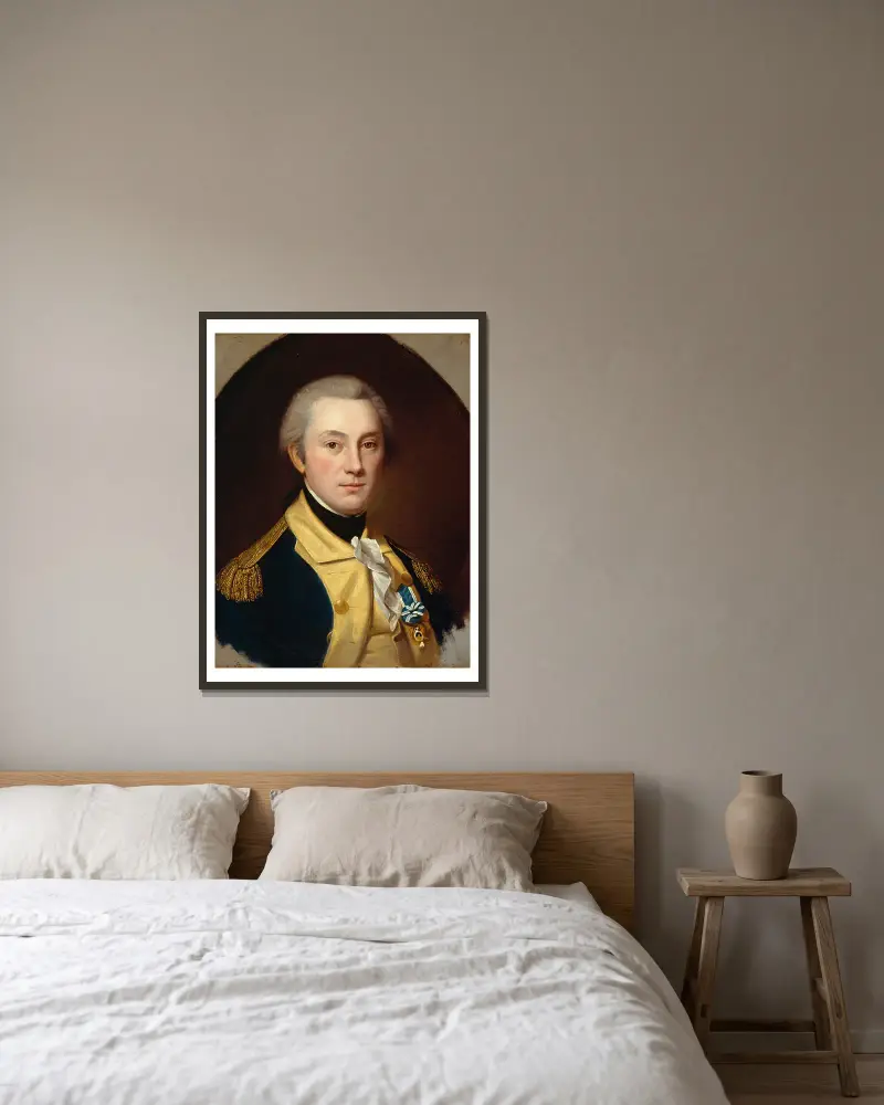 General William North von Charles Willson Peale gerahmt an einer Wand
