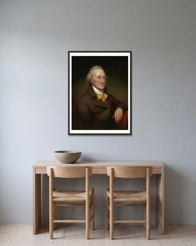 George Clymer, Charles Willson Peale v rámu na stěně