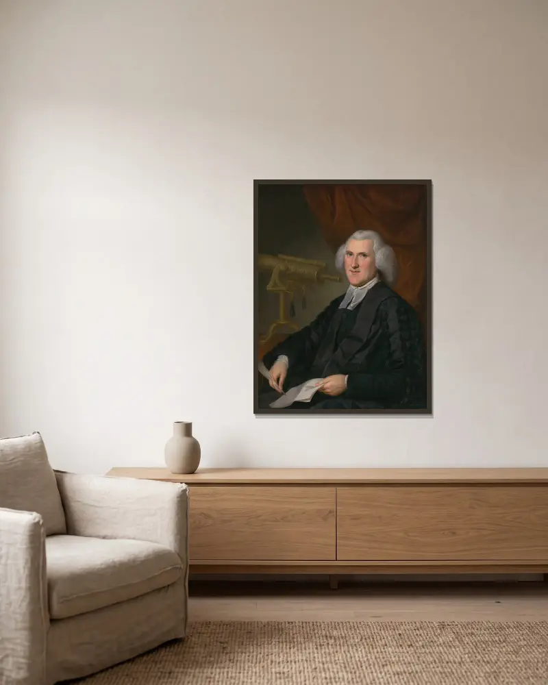 John Ewing von Charles Willson Peale gerahmt an einer Wand