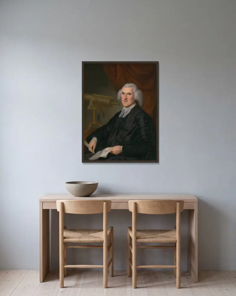 John Ewing von Charles Willson Peale gerahmt an einer Wand