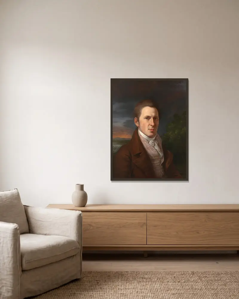 Rembrandt Peale von Charles Willson Peale gerahmt an einer Wand