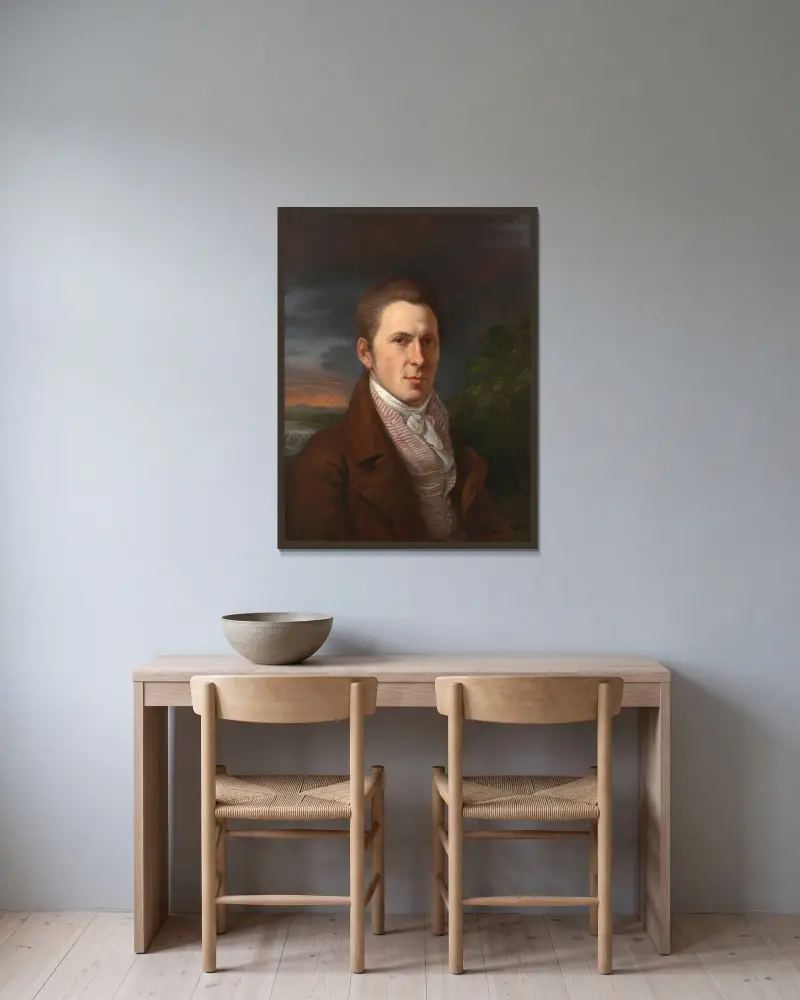 Rembrandt Peale von Charles Willson Peale gerahmt an einer Wand