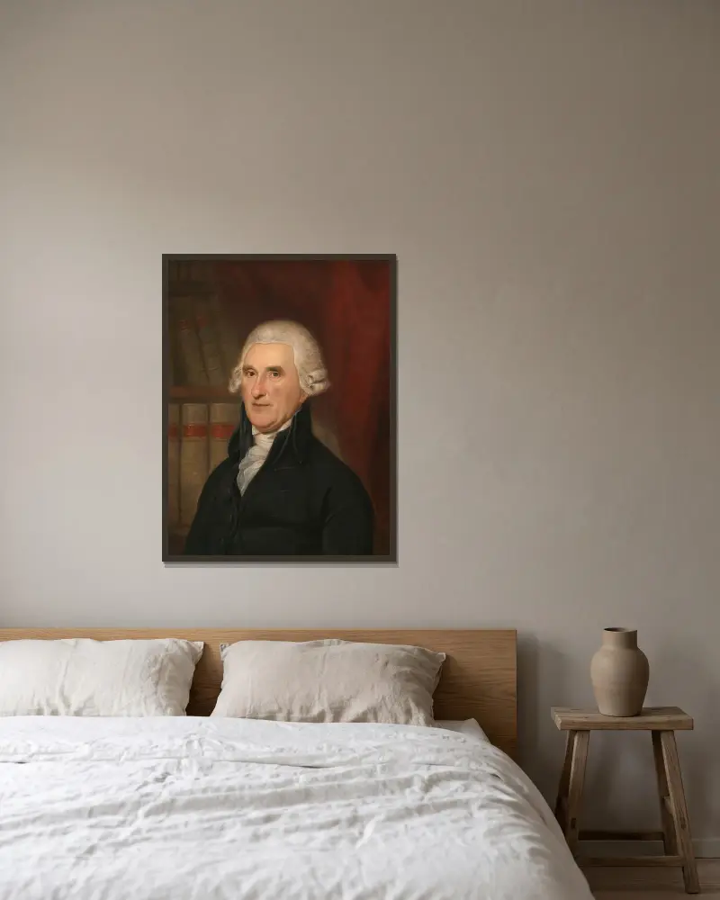 Thomas McKean von Charles Willson Peale gerahmt an einer Wand