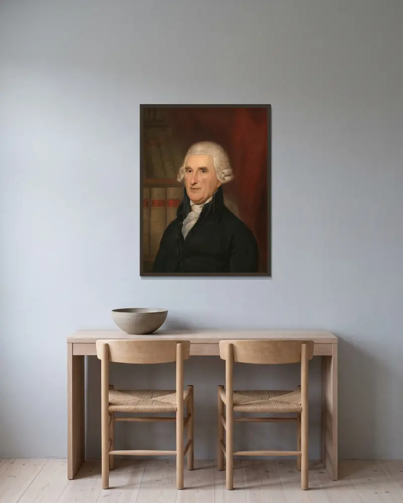 Thomas McKean von Charles Willson Peale gerahmt an einer Wand