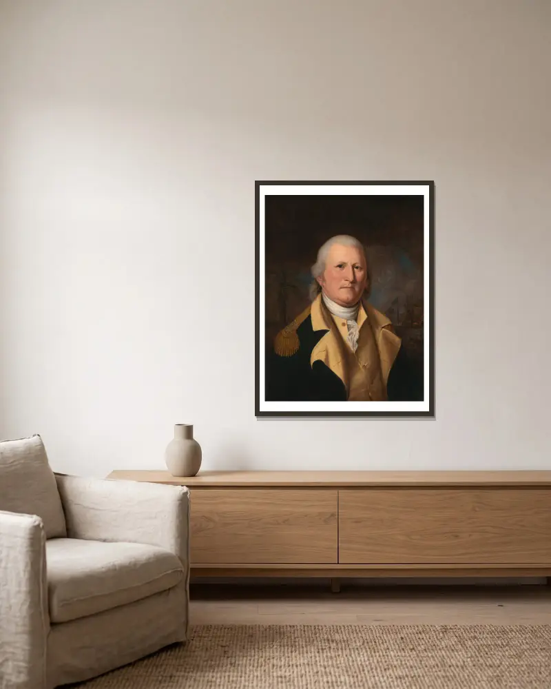 William Moultrie, Charles Willson Peale v rámu na stěně