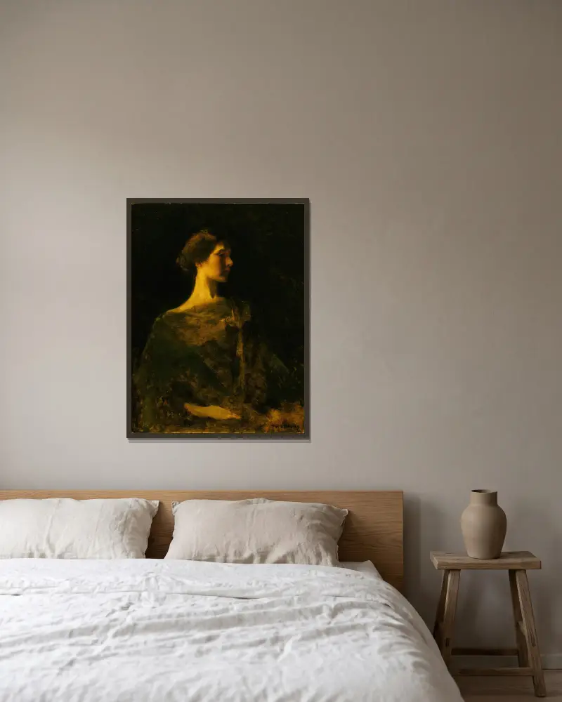 Alma, Thomas Wilmer Dewing v rámu na stěně